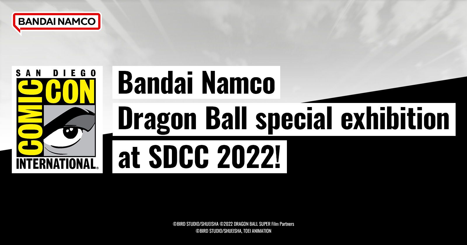 Bandai Namco Dragon Ball special exhibition at SDCC 2022!