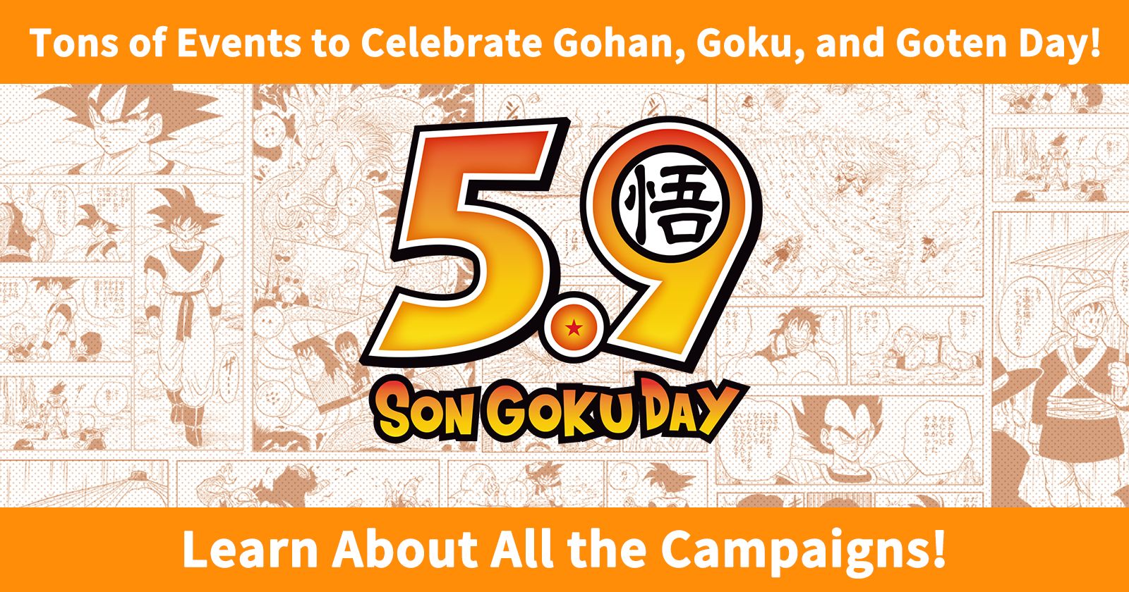 Gohan/Goku/Goten Day Campaign Info! Read On to Learn What's Happening This Year!