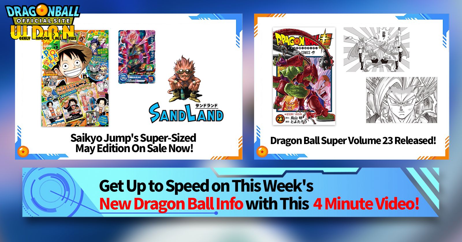 [April 1st] Weekly Dragon Ball News Broadcast!