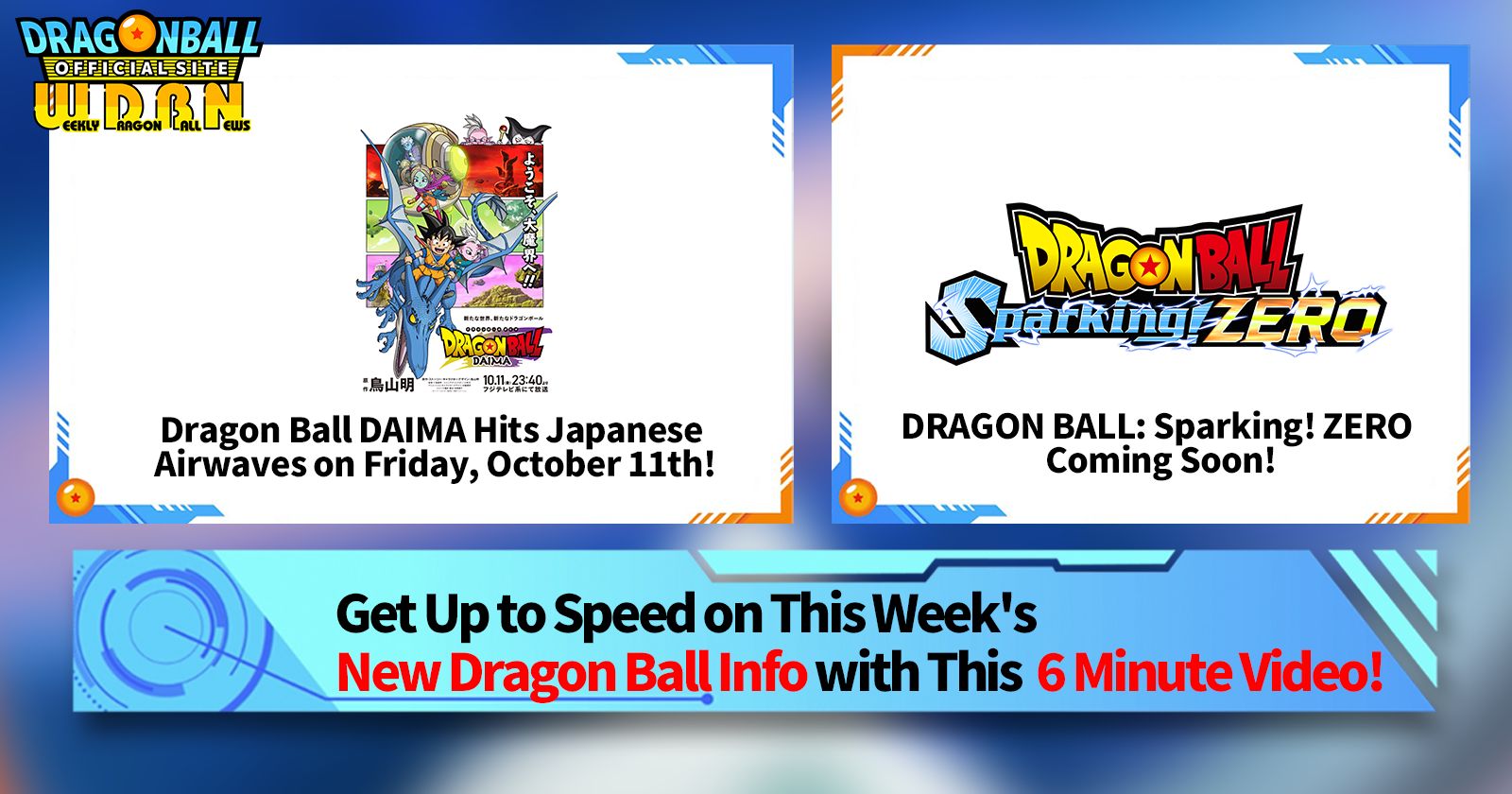 [October 7th] Weekly Dragon Ball News Broadcast!