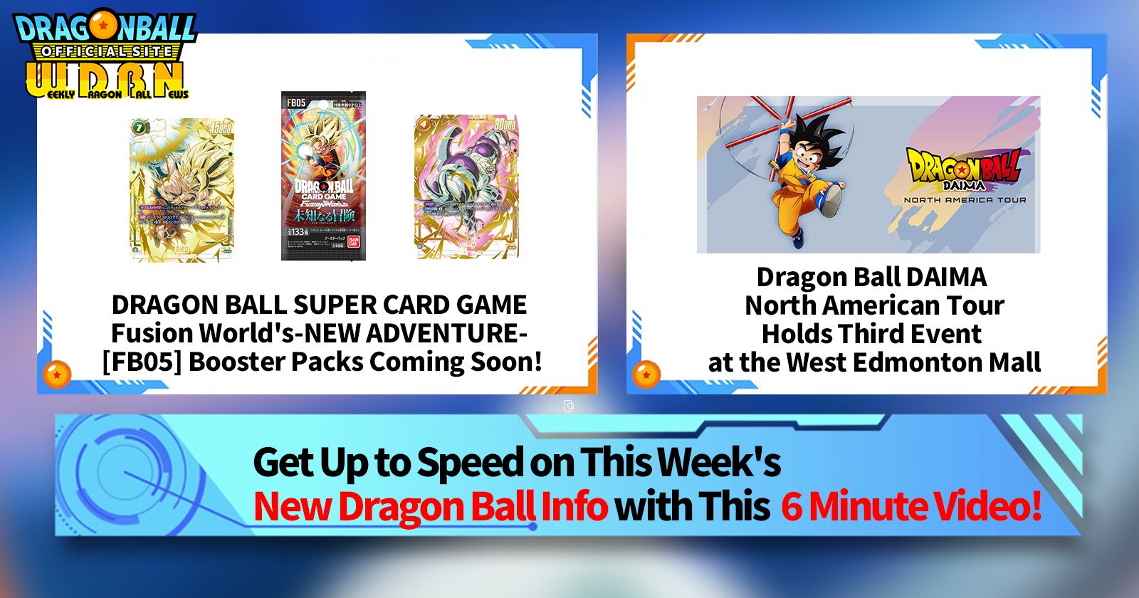 [February 10th] Weekly Dragon Ball News Broadcast!