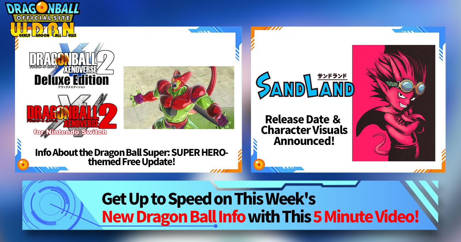 [March 27th] Weekly Dragon Ball News Broadcast!