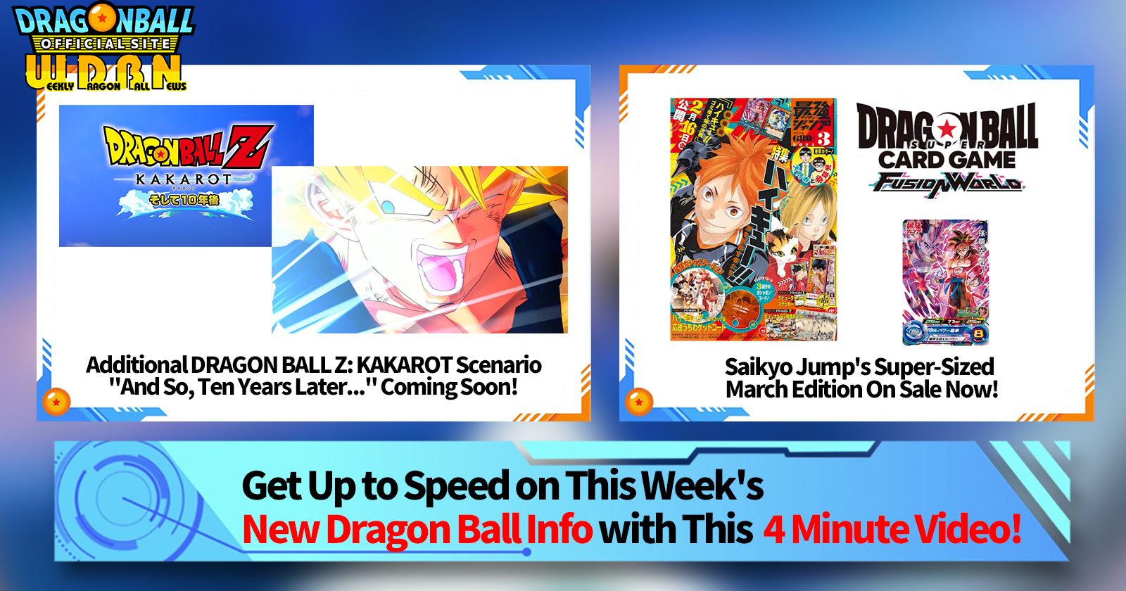 [January 29th] Weekly Dragon Ball News Broadcast!