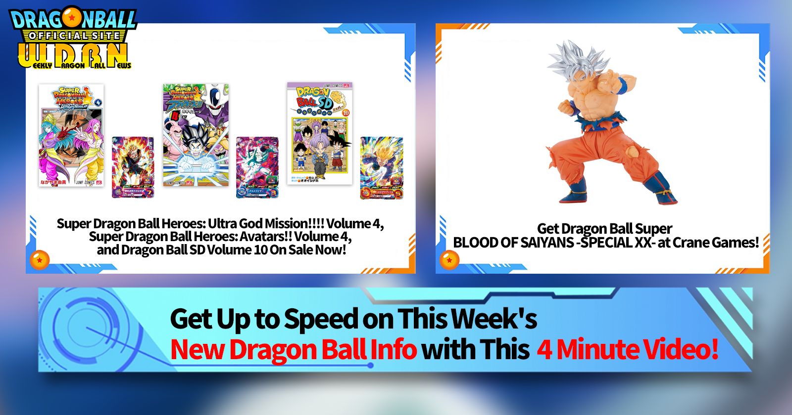 [April 8th] Weekly Dragon Ball News Broadcast!
