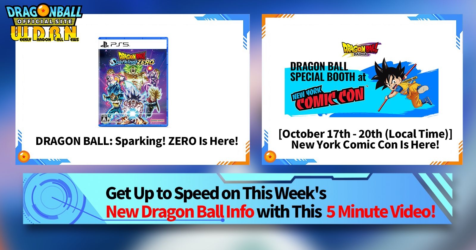 [October 14th] Weekly Dragon Ball News Broadcast!