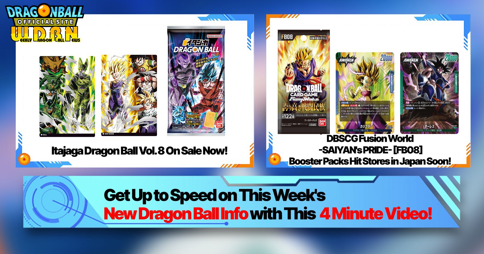 [December 8th] Weekly Dragon Ball News Broadcast!