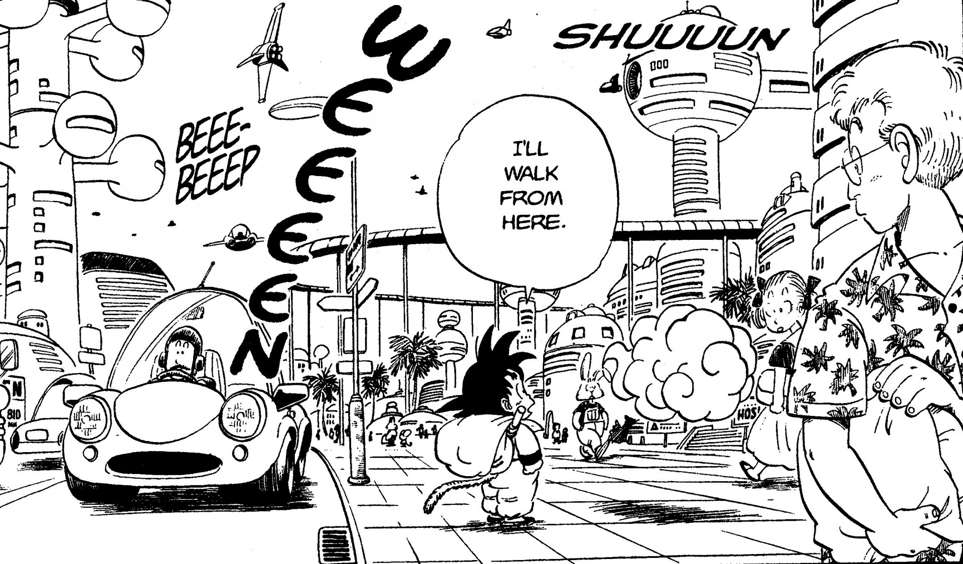 Comparing the Worlds of the Dragon Ball Manga and 