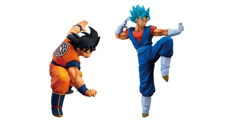 Son Goku and Super Saiyan God Super Saiyan Vegito Join the 