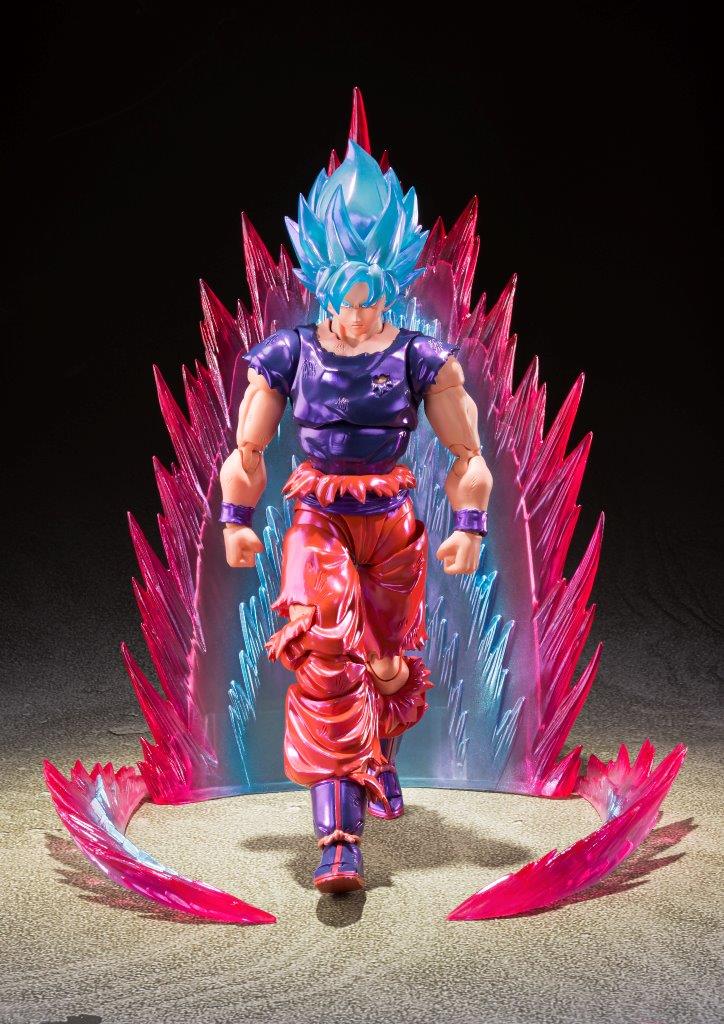 SDCC 2021 SH Figuarts Super Saiyan God Son Goku Event Exclusive Color Edition 