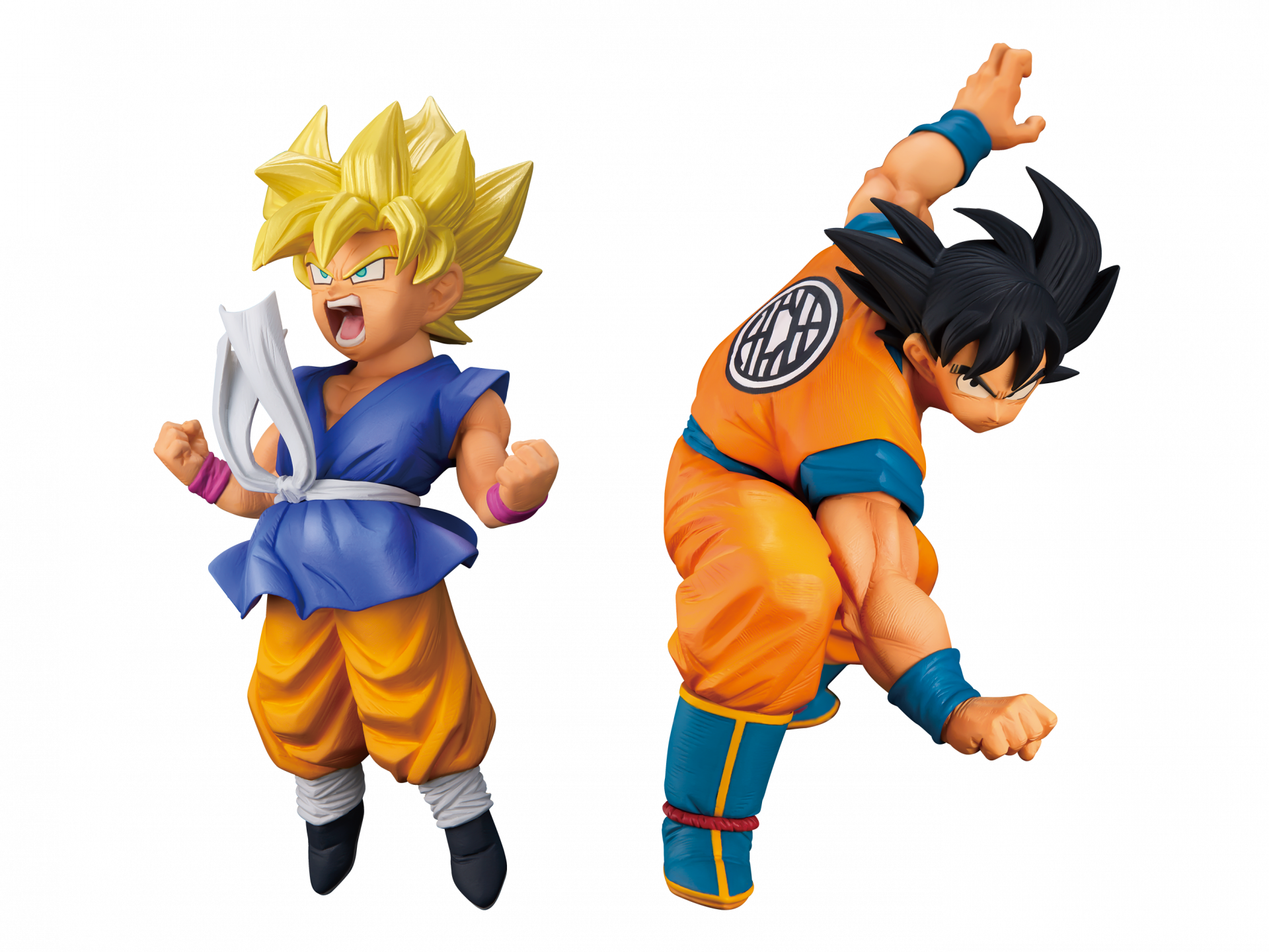 Goku FES!! No.16! Super Saiyan Goku (Kid) & Black-Hair Goku Join the 
