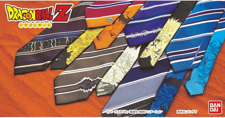 Neckties Featuring Characters from the Dragon Ball Z Anime Are Here!!
