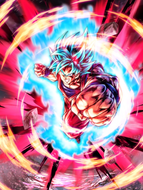Goku super saiyan Blue kaioken ssb - Long Art
