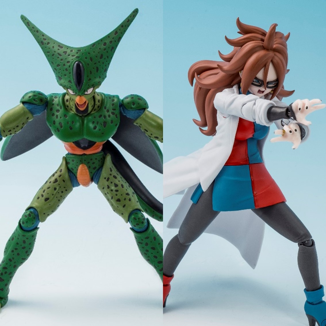 S.H.Figuarts Pictorial Review: Android 21 (Lab Coat) & First Form Cell!