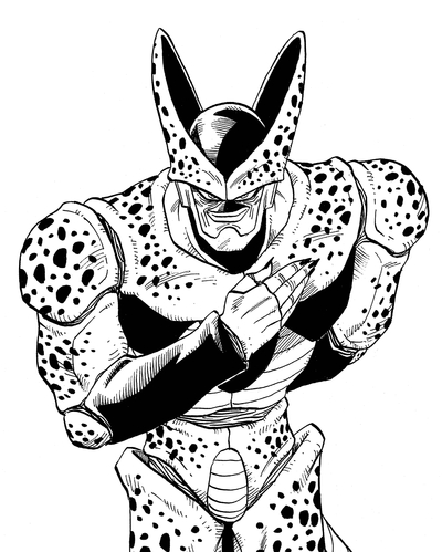 Cell Second Dragon Ball Z Cell Second Form