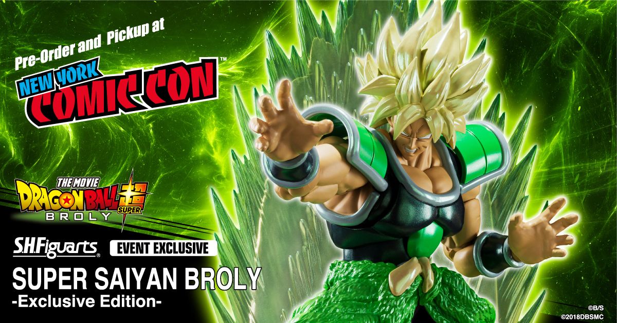 [North America Info] Exclusive Broly Figure from TAMASHII NATIONS Set for New York Comic Con!