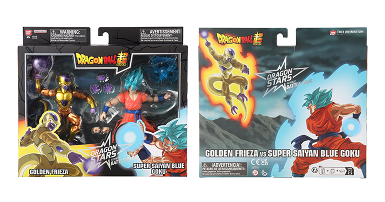 Super Saiyan Blue Goku and Golden Frieza Two-Figure Set Coming to the Dragon  Stars Series Battle Pack Line!]