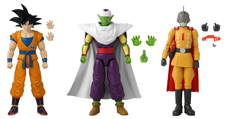 Goku, Piccolo, and Gamma 1 from Dragon Ball Super: SUPER HERO Join the Dragon  Stars Series!]