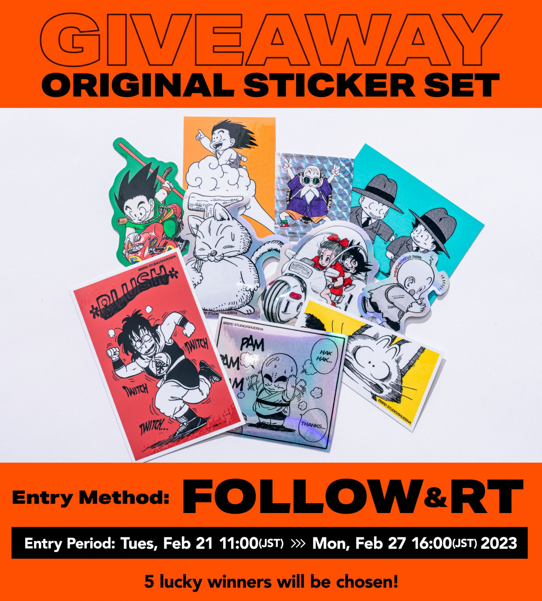 Win an Original Sticker Set! Check Out the Battle Hour Celebration Campaign on Twitter! (Ends Feb 26 @23:00 PST!)