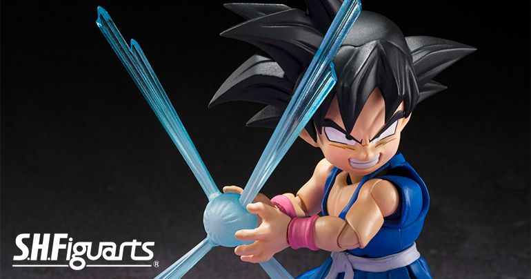 Thanks to the Black Star Dragon Balls, Goku's a Kid Again?! Goku -GT- Joins S.H.Figuarts!
