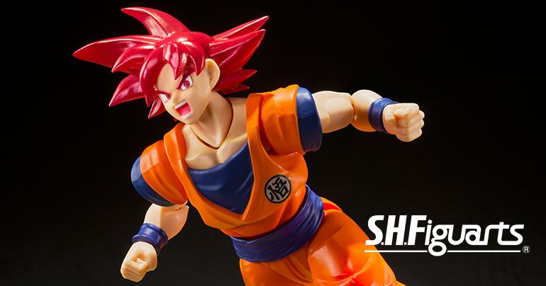 Super Saiyan God Goku - Saiyan God of Virtue - Joins the S.H.Figuarts Series!
