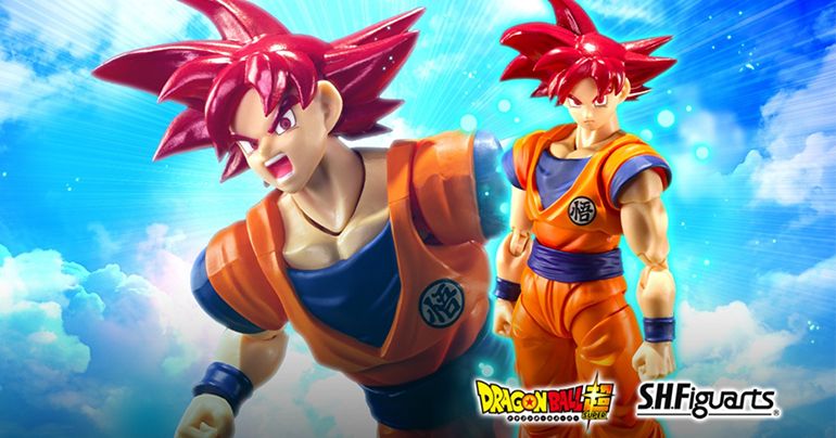 World Reveal of S.H.Figuarts Super Saiyan God Goku - Saiyan God of Virtue - at New York Comic Con!