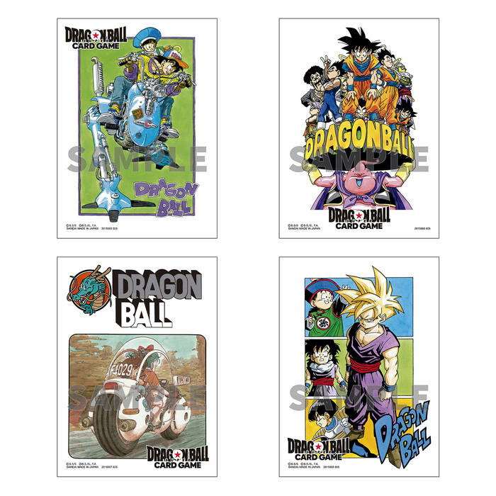 dragon ball super card game leader sleeves FUSION WORLD - AWAKENED PULSE - OFFICIAL CARD SLEEVE 64 sheets Four types of sleep designs Dragon Ball Super Fusion World:
