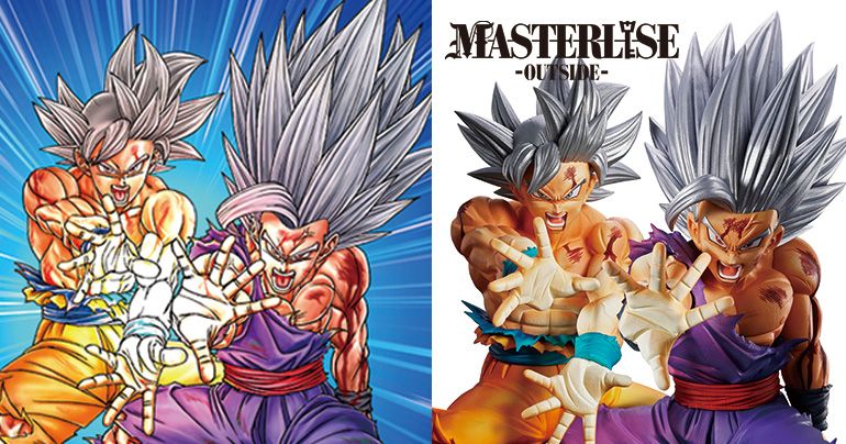MASTERLISE -OUTSIDE- Ultimate Father-Son Kamehameha Figure Available to Everyone Who Applies Via V Jump's Super-Sized February Edition!