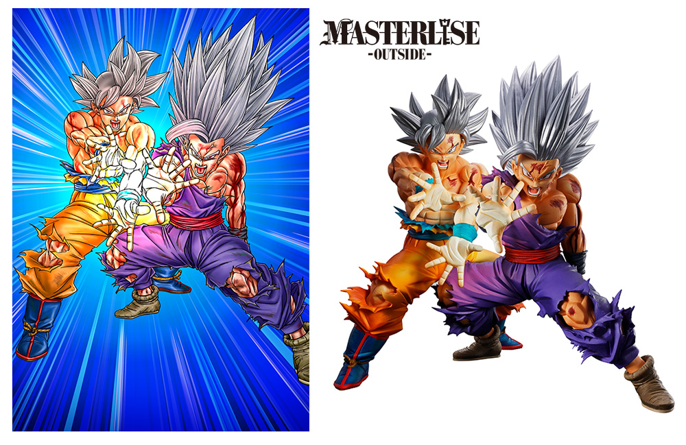 Father & Son 12インチ フィギュアセット MASTERLISE -OUTSIDE- Ultimate Father-Son Kamehameha Figure