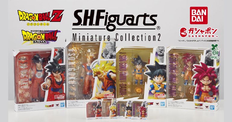 Dragon Ball S.H.Figuarts Miniature Collection 2 Rolling Out to Gashapon® Machines!