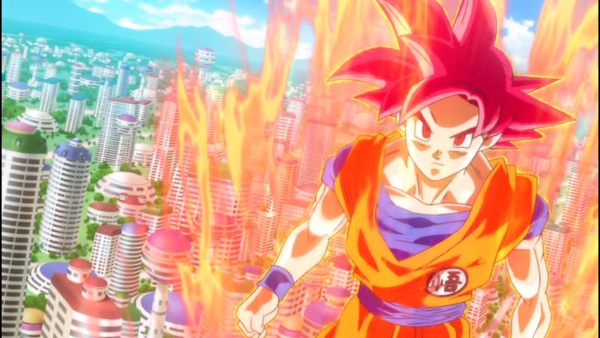 Divine Fighter Born of Light Super Saiyan God Goku