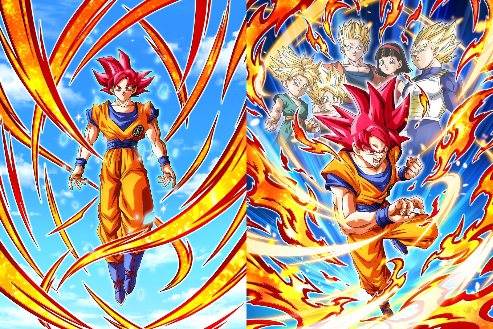 Dragon Ball Z Super Saiyan God Goku