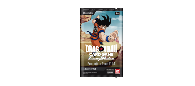 DRAGON BALL SUPER CARD GAME FUSION WORLD PROMOTION PACK Vol.1